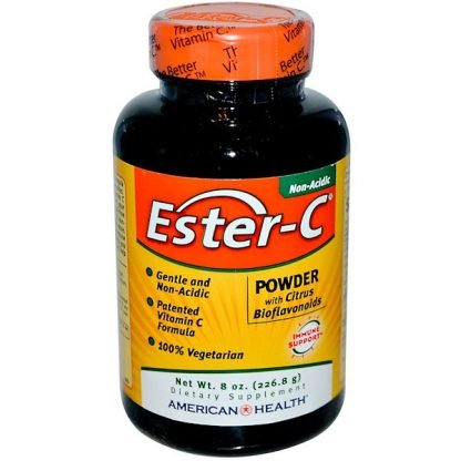 American Health, エスターC、 パウダーとシトラス・バイオフラボノイド、 8オンス (226.8 g)