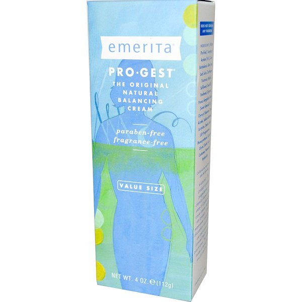 Emerita, プロジェスト、バランシングクリーム、無香料、4 oz (112 g)