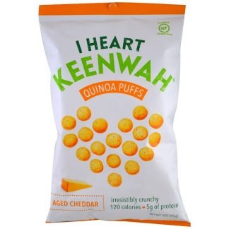 I Heart Keenwah, キヌアパフ, 熟成チェダーチーズ, 3 oz (85 g)
