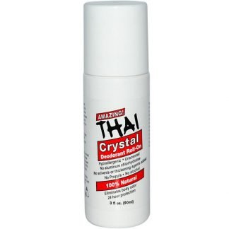 Thai Deodorant Stone, 防臭剤ロールオン、3 fl oz (90 ml)