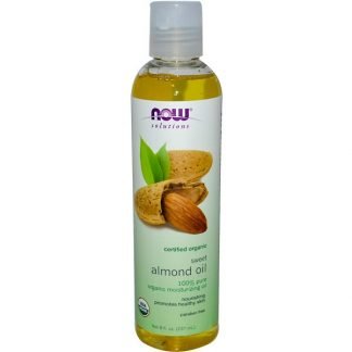 Now Foods, ソルーションズ, オーガニック スウィート アーモンド オイル, 8 fl oz (237 ml)