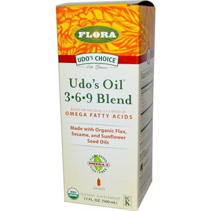 Flora, ウドズチョイス, ウドの油3•6•9ブレンド , 17液量オンス (500 ml)