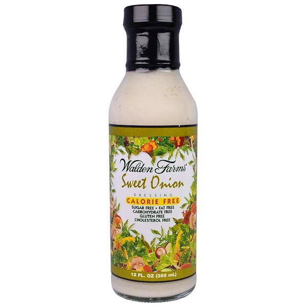 Walden Farms, スイートオニオンドレッシング, カロリーフリー, 12液量オンス (355 ml)