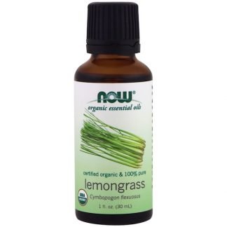 Now Foods, オーガニックエッセンシャルオイル、レモングラス、1液量オンス (30 ml)