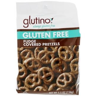 Glutino, グルテンフリー・ファッジカバープレッツェル、5.5 oz (156 g)