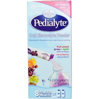 Pedialyte, オーラル・エレクトロパウダー(飲む電解質パウダー)、バラエティパック、8粉末パケット、各0.3 oz (8.5 g)
