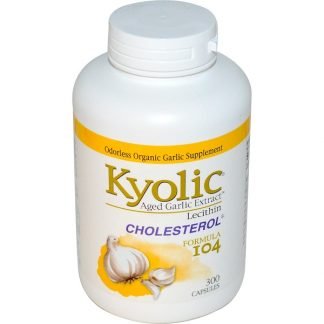 Kyolic, 熟成ニンニクエキス レクチン、コレステロール・フォーミュラ 104、カプセル300 錠