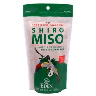 Eden Foods, 認証オーガニック白味噌, 12.1 オンス (345 g)