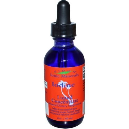 Eidon Mineral Supplements, ヨウ素、濃縮液、2 oz (60 ml)