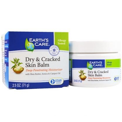 Earth's Care, 乾燥＆ひび割れ用スキンバーム、2.5オンス（71g）