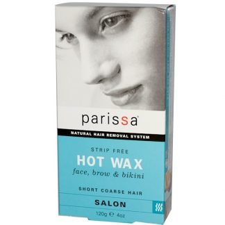 Parissa, ナチュラル脱毛システム、ホットワックス、4オンス(120 g)