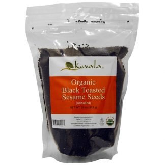 Kevala, Organic Black Toasted Sesame Seeds, 16 oz (453 g)