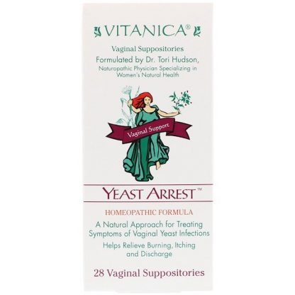 Vitanica, イーストアレスト、膣のサポート、膣座薬28錠