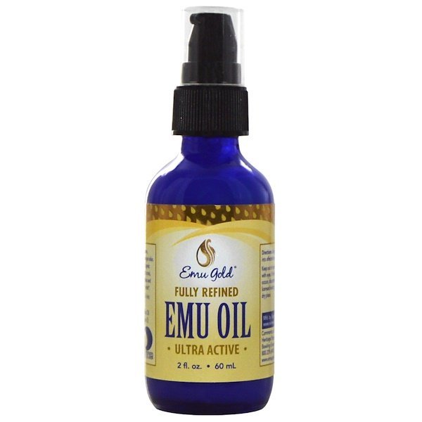 Emu Gold, エミュ―オイル, 2 液量オンス (60 ml)