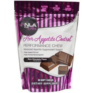 NLA for Her, Her Appetite Control（女性の食欲制御）、 パフォーマンスチュウ、 コクのあるチョコレート味、 ソフトチュウ30個 (Discontinued Item)