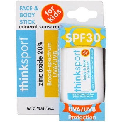 Think, Thinksport, Face & Body, Sunscreen Stick, For Kids, SPF 30, 64 oz (18.4 g)
