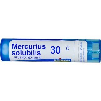 Boiron, Single Remedies, メルキュリウスソルビリス、30C、約80ペレット