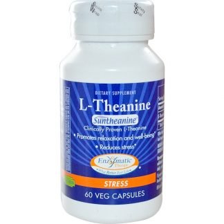 Enzymatic Therapy, L-Theanine, 60 Veggie Caps