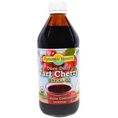 Dynamic Health  Laboratories, １日１回で栄養を、デイリータルトチェリ、ウルトラ5 X、ジュース濃縮物100 ％、16液（ 473 ml ）