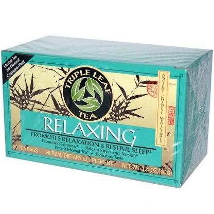 Triple Leaf Tea, リラクシング、20ティーバッグ、1.4 oz (40 g)