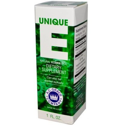 A.C. Grace Company, ユニークE、ナチュラルビタミンEオイル、1 fl oz