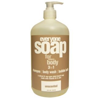 Everyone, ソープ フォー エブリボディー 3イン1、無香料、32 fl oz (946 ml)