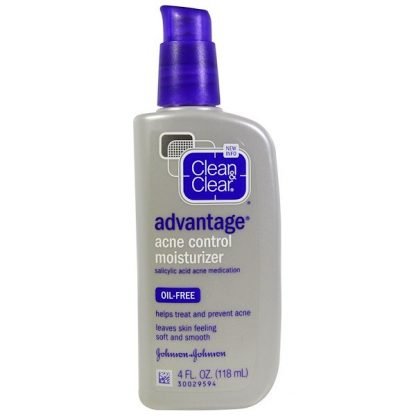Clean & Clear, アドバンテージ、 ニキビコントロール モイスチャライザー、 4 fl oz (118 ml)