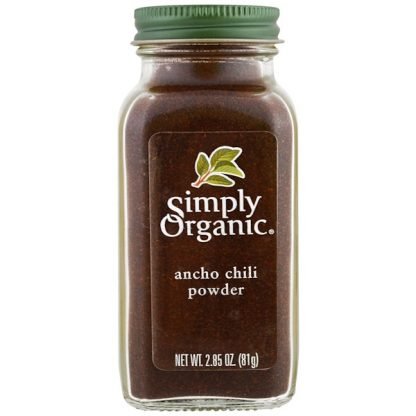 Simply Organic, オーガニック、アンチョチリパウダー、2.85 oz (81 g)