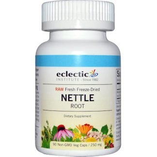 Eclectic Institute, イラクサ根, 生, 250 mg, 90粒（非GMOベジタリアンカプセル）