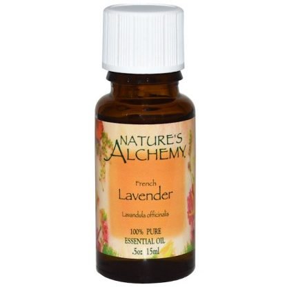 Nature's Alchemy, 100% 純天然エッセンシャルオイル、フレンチ・ラベンダー、0.5 オンス (15 ml) (Discontinued Item)