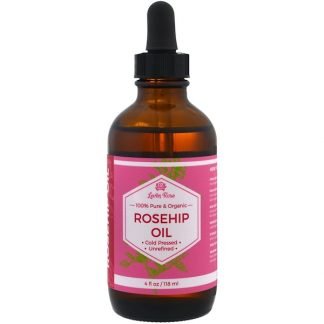 Leven Rose, 100%ピュア & オーガニックローズヒップオイル、4液量オンス (118 ml)