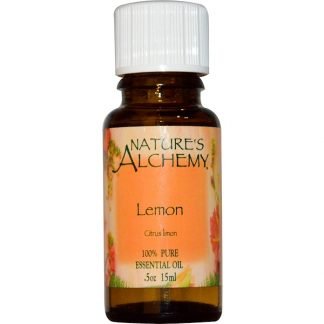 Nature's Alchemy, エッセンシャルオイル、レモン、0.5 oz (15 ml)