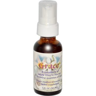 Flower Essence Services, グレース, フラワーエッセンス & エッセンシャルオイル, 1 液量オンス (30 ml)