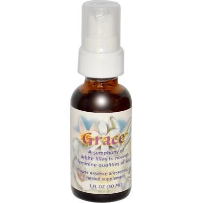 Flower Essence Services, グレース, フラワーエッセンス & エッセンシャルオイル, 1 液量オンス (30 ml)