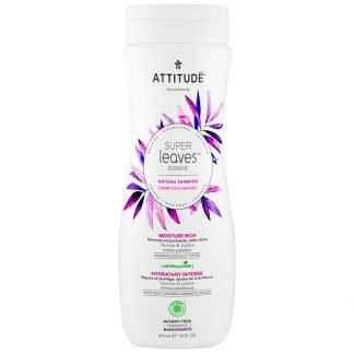 ATTITUDE, スーパーリーブスサイエンス、天然シャンプー、モイスチャーリッチ、キノア & ホホバ、16 オンス (473 ml)