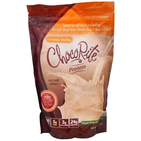 HealthSmart Foods, Choco-Rite Protein Powder, Caramel Mocha Net Wt. 418g (14.7 oz)