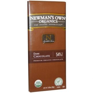 Newman's Own Organics, ダークチョコレートバー、3.25 oz (92 g)