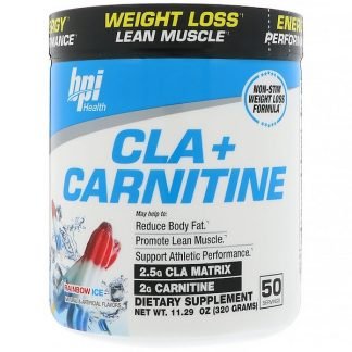BPI Sports, CLA +カルニチン、レインボーアイス、11.29 oz (320 g)