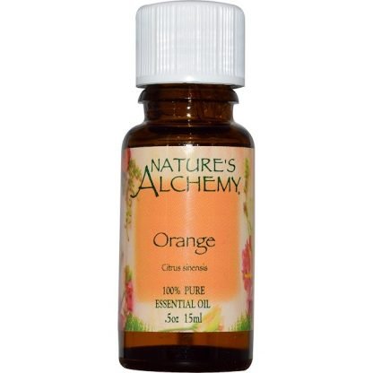 Nature's Alchemy, オレンジ, エッセンシャルオイル, .5 オンス (15 ml)