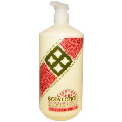 Everyday Shea, モイスチャライジング ボディー ローション、パッションフルーツ、32 fl oz (950 ml)