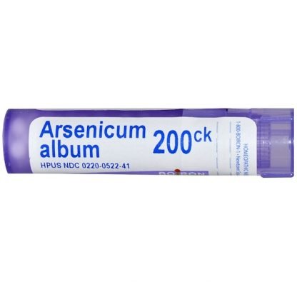 Boiron, Single Remedies, Arsenicum Album（アルセニカム アルバム）、200CK、約80ペレット