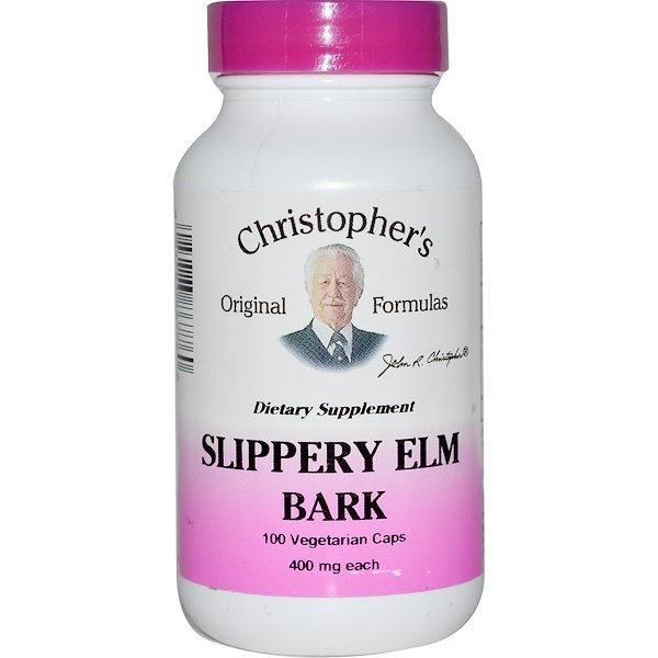 Christopher's Original Formulas, アカニレ, 400 mg, 100 ベジタリアンカプセル