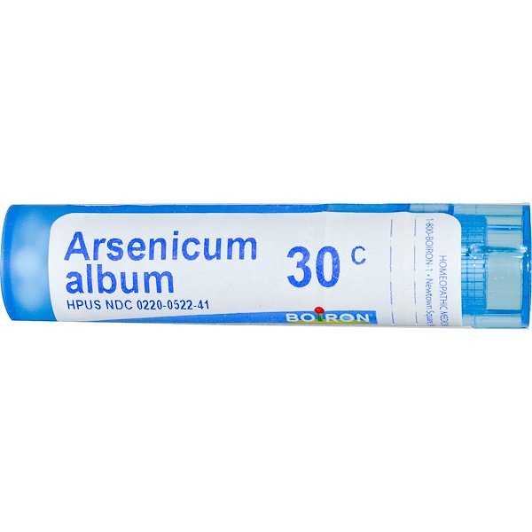 Boiron, Single Remedies, アルセニカムアルバム、30C、約80ペレット