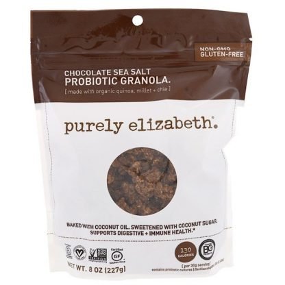 Purely Elizabeth, Probiotic & Gluten-Free Granola, Chocolate Sea Salt, 8 oz (227 g)
