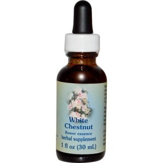 Flower Essence Services, ホワイトチェスナッツ、フラワーエッセンス、 1液量オンス (30 ml)