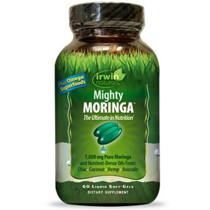 Irwin Naturals, Mighty Moringa、60 リキッド・ソフトジェル