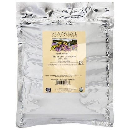 Starwest Botanicals, イラクサ葉 C/S, オーガニック, 1 ポンド