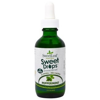 Wisdom Natural, SweetLeaf、液体ステビア、ペパーミント、2 fl oz (60 ml)