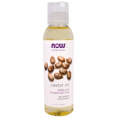 Now Foods, ソリューションズ、カスターオイル、4 液体 オンス（118 ml）