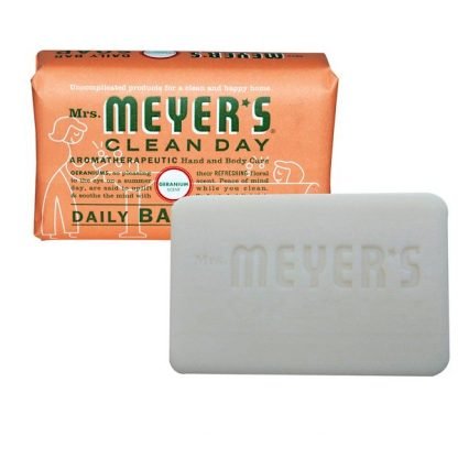 Mrs. Meyers Clean Day, 日用固形石鹸、フウロソウの香り、5.3オンス（150 g） (Discontinued Item)